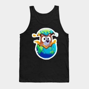 earth bluey Tank Top